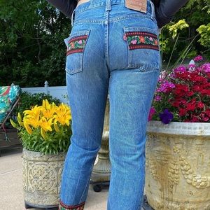 high waisted vintage levi’s 501 jeans